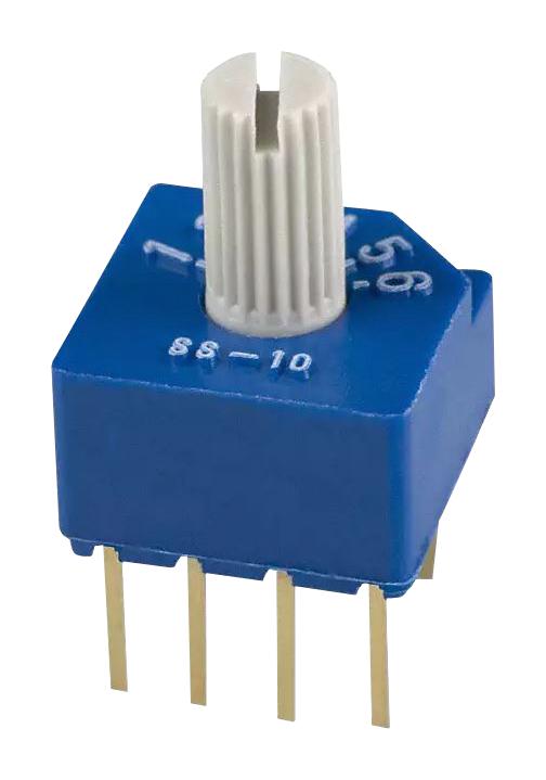 Nidec Copal Electronics SS-10-16NP-LE Rotary Switch Through Hole 6 Position 1 Pole 22.5 &deg; SS-10