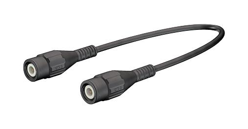 Staubli 67.9770-100-21 Test Lead BNC Plug 1 kV Black m