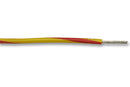 Multicomp PRO MP005345 Wire BS4808 / Def Stan 61-12 7/0.2 PVC Red Yellow 0.22 mm&sup2; 328 ft 100 m