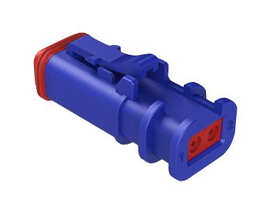 Amphenol SINE/TUCHEL AT06-2S-OMBLU Automotive Connector Housing AT Plug 2 Ways