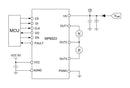 Monolithic Power Systems (MPS) MP6523GR-Z MP6523GR-Z Motor Driver/Controller Half Bridge 2 Outputs 7 V to 28 Supply 900 mA Output QFN-24