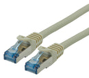 Roline 21.15.2807 21.15.2807 Ethernet Cable Cat6a 10 m 33 ft RJ45 Plug to Grey