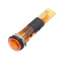 Mallory FL1P-8NJ-1-Y12V LED YEL 8MM NUT 12VAC/DC STK &pound; 99AC2639