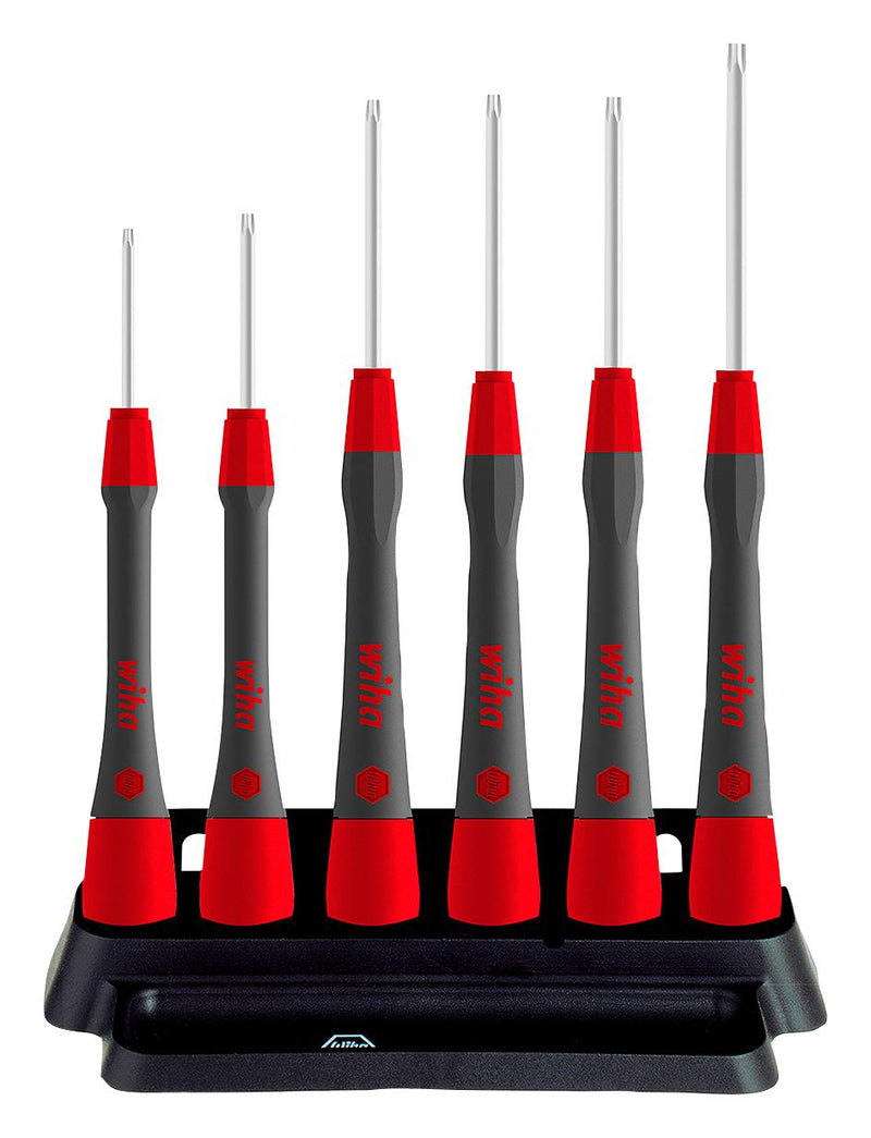 Wiha 42997 Screwdriver Set Fine Torx T4 - T9 Picofinish Holder 6 Piece