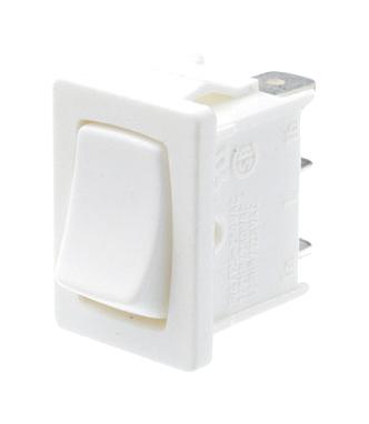 Multicomp PRO MP005717 Rocker Switch On-Off SPST-NO Non Illuminated Panel Mount White