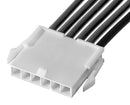 Molex 215320-2062 Cable Assembly Mini-Fit Jr. Receptacle to 6 Ways 4.2 mm 1 Row 300