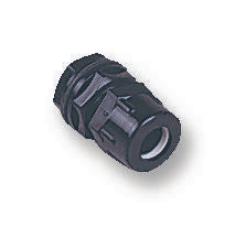 PRO POWER 252/97/93B Cable Gland, Metric, With Locknut & Washer, M20 x 1.5, 8 mm, 13 mm, Nylon (Polyamide), Black