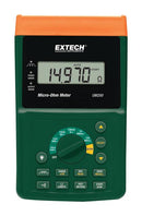 Extech Instruments UM200 Ohmmeter 4-Wire 0.006ohm 0.06ohm 0.6ohm 6ohm 60ohm 600ohm 6kohm 1 ?ohm 10 A 0.25%