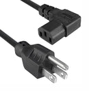 Qualtek Electronics 313026-01 Power Cord Nema 5-15P-R/A IEC C13 118"