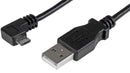 Startech USBAUB50CMRA USB Cable Type A Plug to Micro B 500 mm 19.7 " 2.0 Black