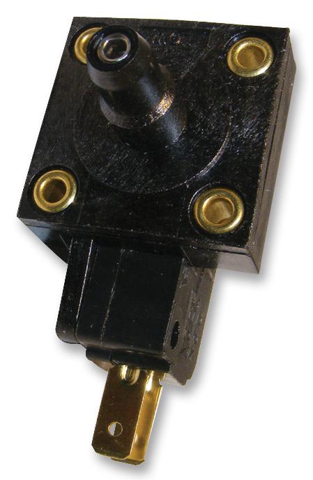 MULTICOMP PSF109S-3-8 Pressure Switch, Vacuum, 1/4" Axial Port, 0.1 psi, 0.3 psi, SPDT, Panel / Chassis, Quick Connect