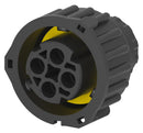 TE Connectivity 1-1719434-1 1-1719434-1 Automotive Connector Housing Black Receptacle 4 Ways AMP Socket Contacts