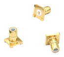 Wurth Elektronik 61612102121405 RF / Coaxial Connector SMB Straight Jack Surface Mount Vertical 50 ohm Brass