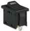 E-SWITCH R1966ABLKBLKESRED Switch Rocker Spst 15A 125VAC Black