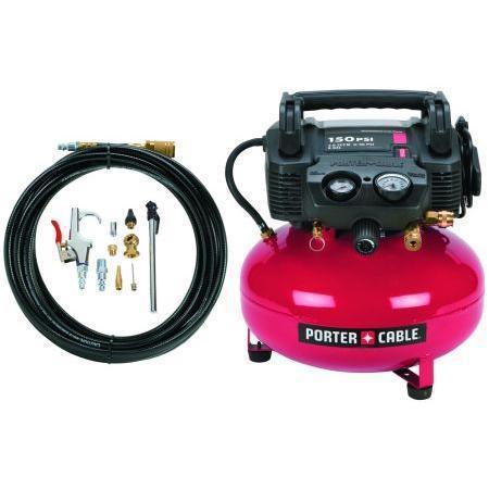 PORTER-CABLE C2002-WK 150 PSI Pancake Compressor With Accessory Kit 31AC3185