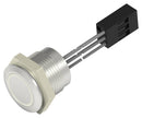 Alcoswitch - TE Connectivity AVC16LAIOFE03T5B04 Vandal Resistant Switch AVC Series 16 mm Spst On-Off Flat Natural