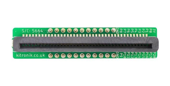 Kitronik 5664 5664 Breadboard Breakout 2 Row 11 Way 2.54 mm Pitch BBC micro:bit New