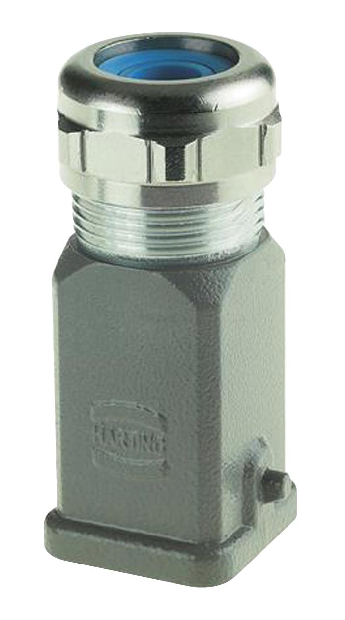 Harting 19200031421 Heavy Duty Connector Hood Han A Series 180&deg; Zinc Body