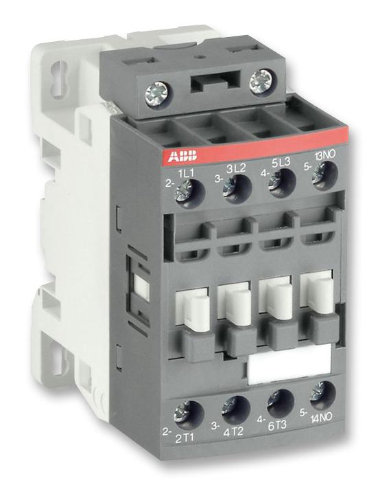 ABB AF38-30-00-13 Contactor 40 A DIN Rail 250 V 3PST-NO 3 Pole 18.5 kW