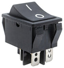 E-SWITCH R5ABLKBLKFF0 Rocker Switch On-Off Dpst Illuminated Panel Mount Black R5 Series New