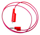 Mueller Electric BU-2030-A-36-2 Test Lead Alligator Clip 4mm Stackable Banana Plug 300 V 10 A Red 914.4 mm