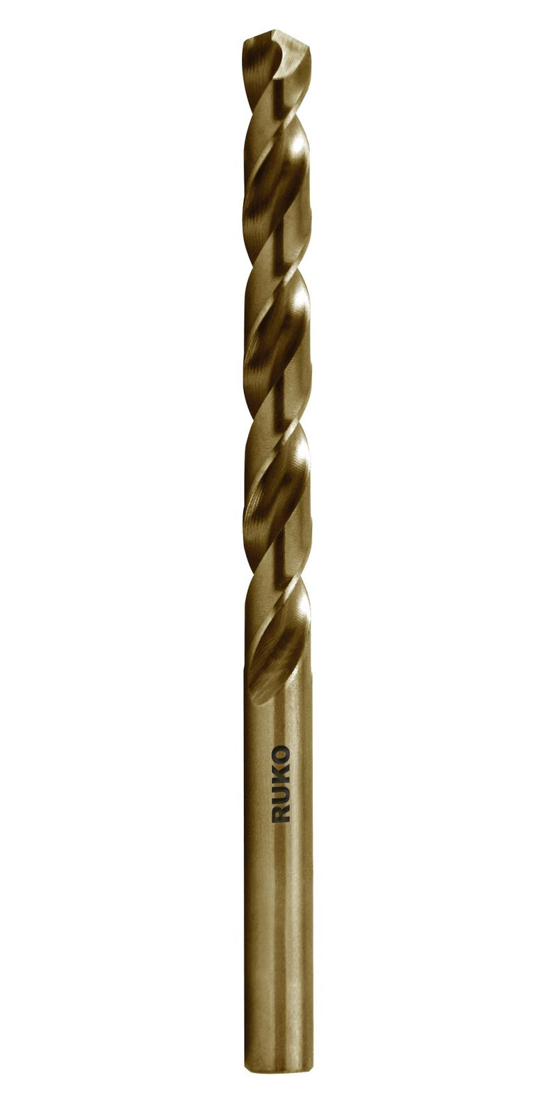 Ruko 215080 Twist Drill Bit Hsse Co5 8mm 75mm Flute Length 117mm OAL