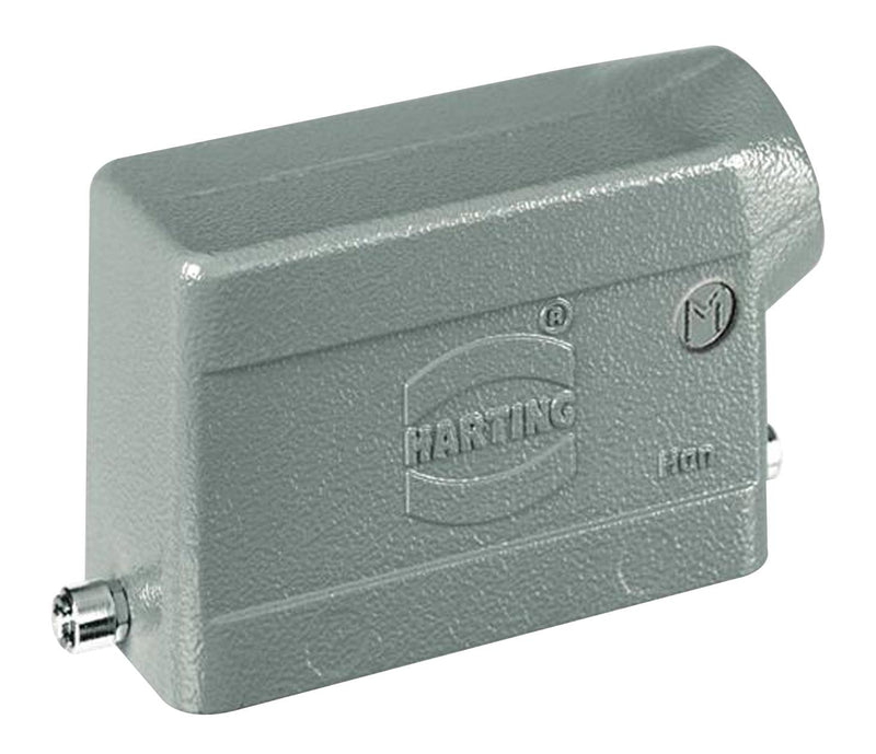 Harting 19300161541 Heavy Duty Connector Hood M25 Han B Series 90&deg; Aluminium Body