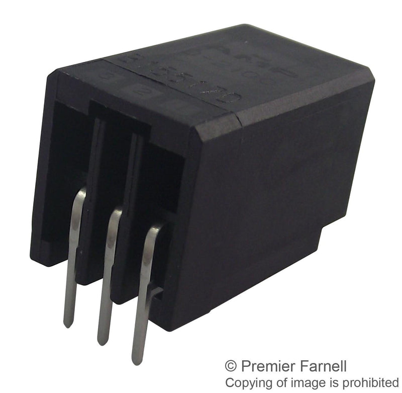 AMP - TE Connectivity 1376135-2 1376135-2 Pin Header Wire-to-Board 2.5 mm 1 Rows 3 Contacts Through Hole Right Angle Dynamic D-2100S