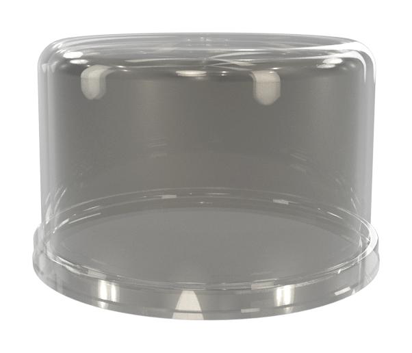 Amphenol FLS-C80-501-000 Dome Cover Luminaire 80MMX50MM Grey