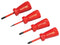 CK Tools T48349 Screwdriver Set VDE Stubby 4 Piece