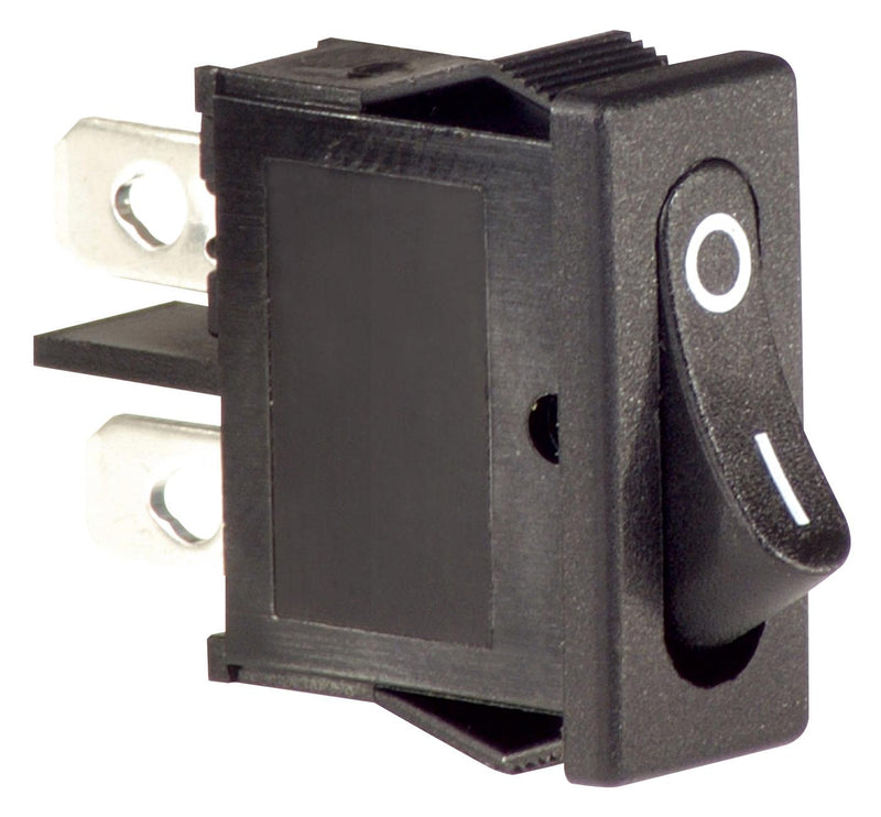 Multicomp PRO MP004427 MP004427 Rocker Switch 0 I Mark On-Off Spst Non Illuminated Panel Mount Black