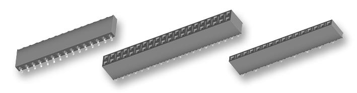 Samtec SSM-109-L-DV Board-To-Board Connector 2.54 mm 18 Contacts Receptacle SSM Series Surface Mount 2 Rows