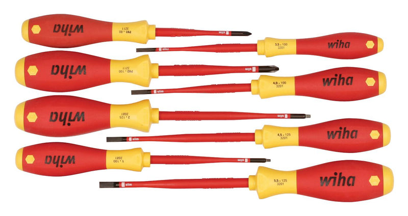 Wiha 32197 32197 Insulated Slimline Screwdriver SET 8PC