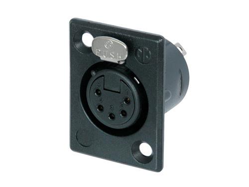 NEUTRIK NC5FP-B-1 CONNECTOR, XLR, JACK, 5 POSITION