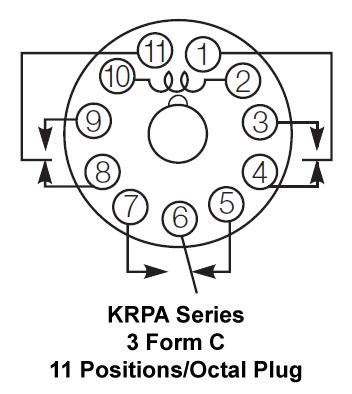 POTTER&amp;BRUMFIELD - TE Connectivity KRPA-14DG-48 KRPA-14DG-48 Relay 3PDT 240VAC 10A