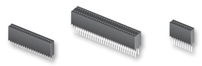 Samtec SMS-106-01-S-S . PCB Receptacle Board-to-Board 1.27 mm 1 Rows 6 Contacts Through Hole Mount