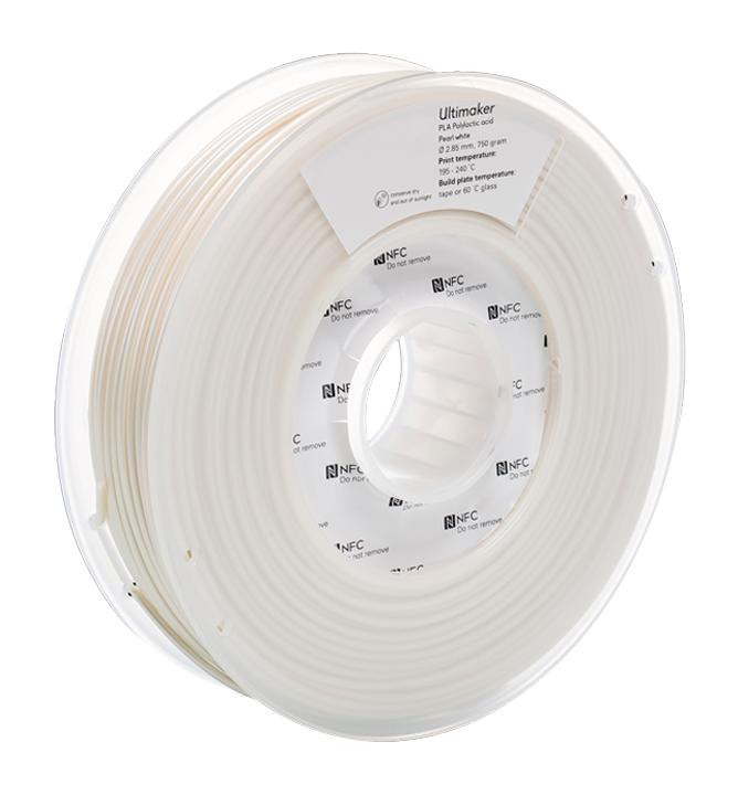 Ultimaker 1620 3D Printer Filament 2.85mm 750g PLA White