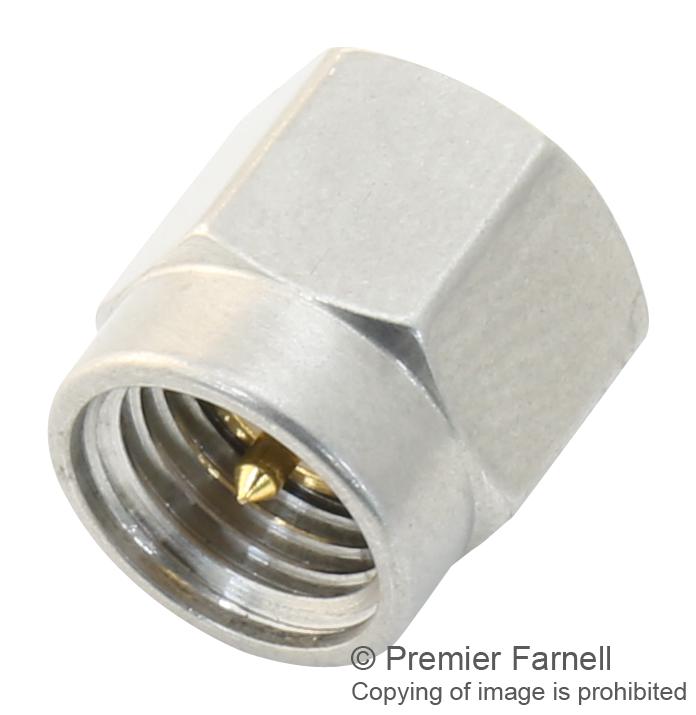 Multicomp MC001918 RF / Coaxial Connector SMA Straight Plug 50 ohm Brass