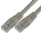 TUK SP1GYB Network Cable, RJ45 Plug, RJ45 Plug, 3.3 ft, 1 m, Grey