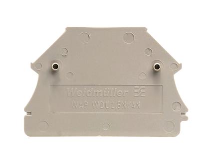 Weidmuller 1060000000 Accessory W Series Terminal Blocks End Plate