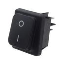 Multicomp PRO MP005731 Rocker Switch IP65 On-None-Off Dpst Non Illuminated Panel Mount Black