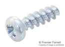 TR FASTENINGS 3.518PRST30TC1D Screw, Thread Forming, M3.5, 18 mm, Zinc, Steel, Pan Head Pozidriv