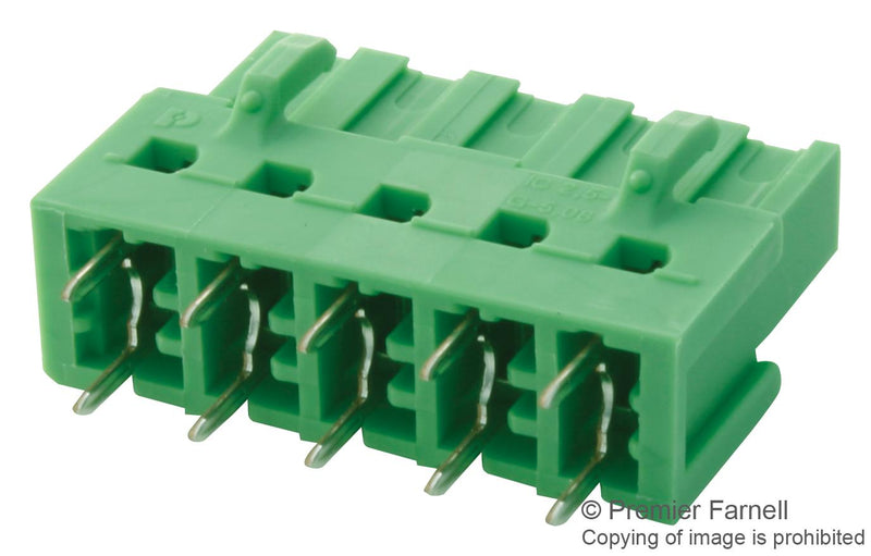 Phoenix Contact ICV 25/ 5-G-508 Terminal Block Socket 5.08 mm 5 Ways 12 A 320 V Through Hole Vertical