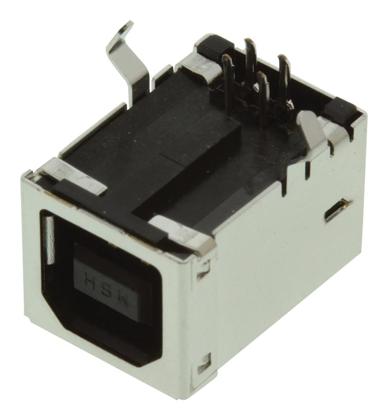 Molex 67068-8000 USB Connector Type B 2.0 Receptacle 4 Ways Through Hole Mount Right Angle