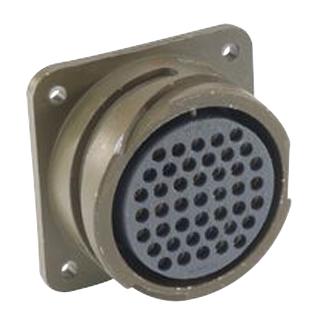 ITT Cannon CA3102R24A24S CA3102R24A24S Circular Connector CA Box Mount Receptacle 12 Contacts Solder Socket Threaded 24A-24