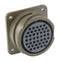 ITT Cannon CA3102E20-4S Circular Connector CA Series Box Mount Receptacle 4 Contacts Solder Socket Threaded 20-4