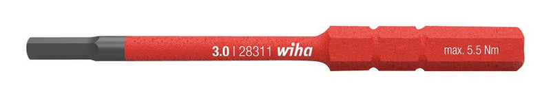 Wiha 37225 Screwdriver Hex 4mm 75 mm