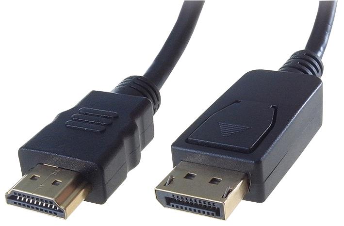 Connekt Gear 26-6220 Gold Plated Hdmi Male to Displayport Lead 2m Black