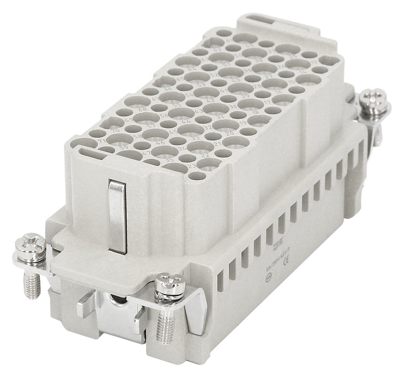 Multicomp PRO MP009552 Heavy Duty Connector Ultra High Density MP-HDD Inserts Insert 72+PE Contacts 16B Receptacle