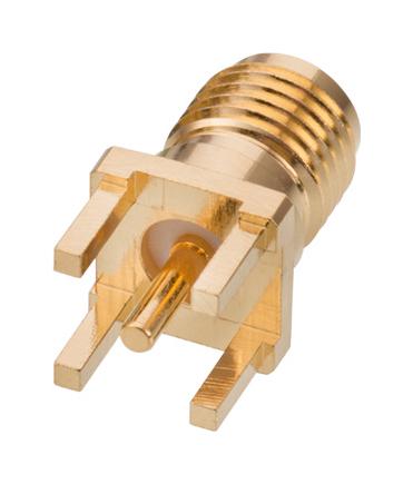 Wurth Elektronik 63012002124503 63012002124503 RF / Coaxial Connector SMA RP Straight Jack Through Hole Vertical 50 ohm Brass